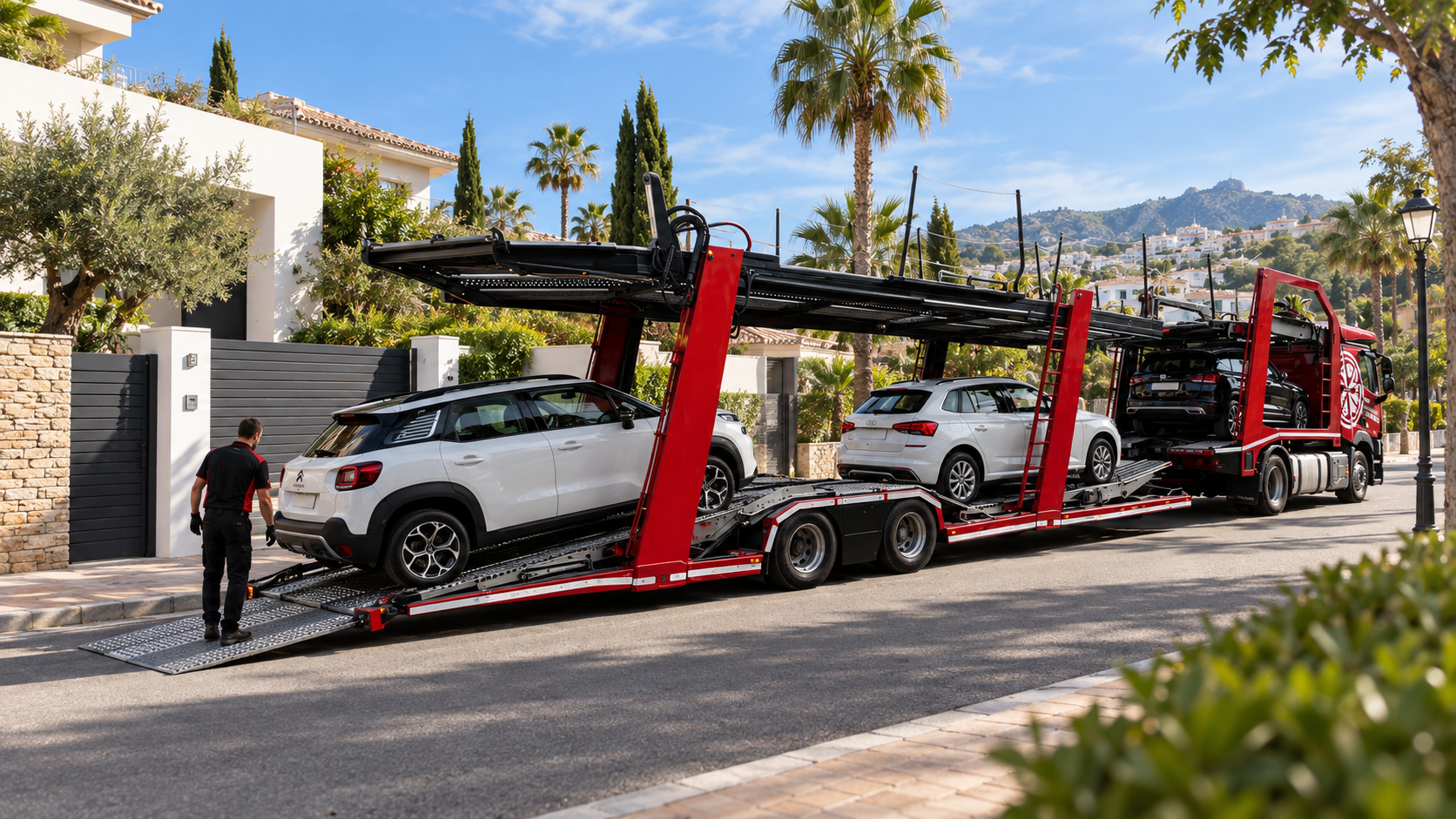 Transporte de vehículos puerta a puerta